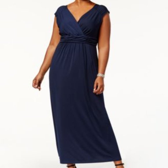 Dresses & Skirts - NWT NY Collection BLACK MAXI DRESS - Sz: 2x